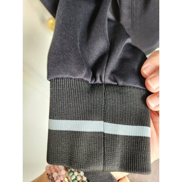 KAPPA Black Zip Up Soccer Track Jacket  Top Men's XLarge Cotton Poly Blend EUC - Picture 10 of 12